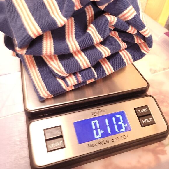 Brooks Brothers Polo Shirt Mens XL Striped Blue, Red Sheep Performance - Picture 10 of 10